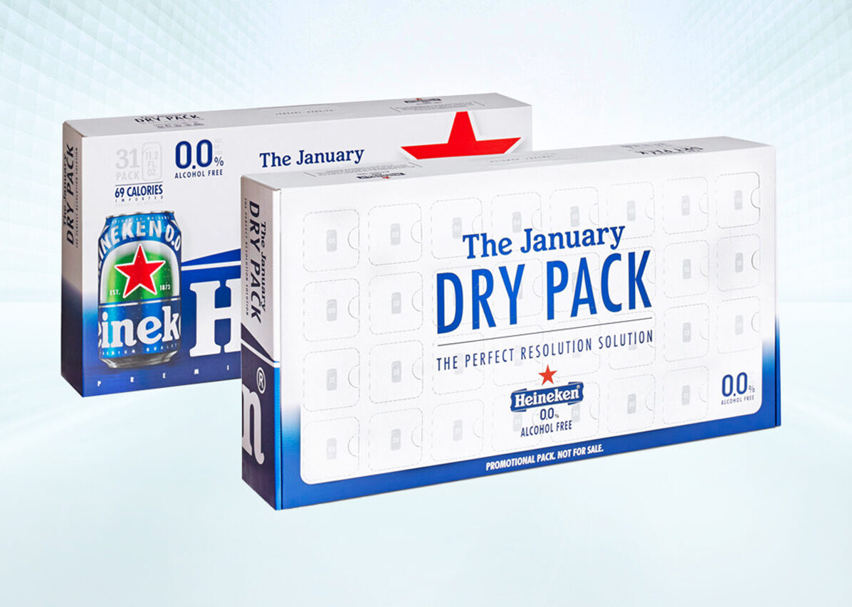 How does a beer brand celebrate Dry January? With beer, of course.